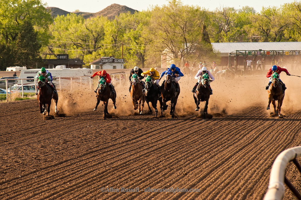 Quarter Horse Racing at Miles City Montana