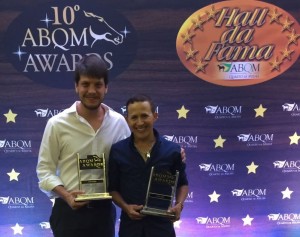 Prêmio de melhor criador e melhor treinador para Haras Vista Verde e Adilson Macedo no ABQM Awards