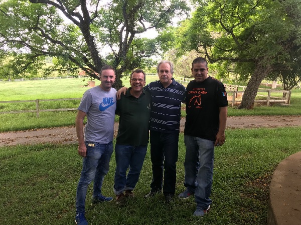 Ariel, Mauro, Dr. Ricardo Muradas e Gustavo